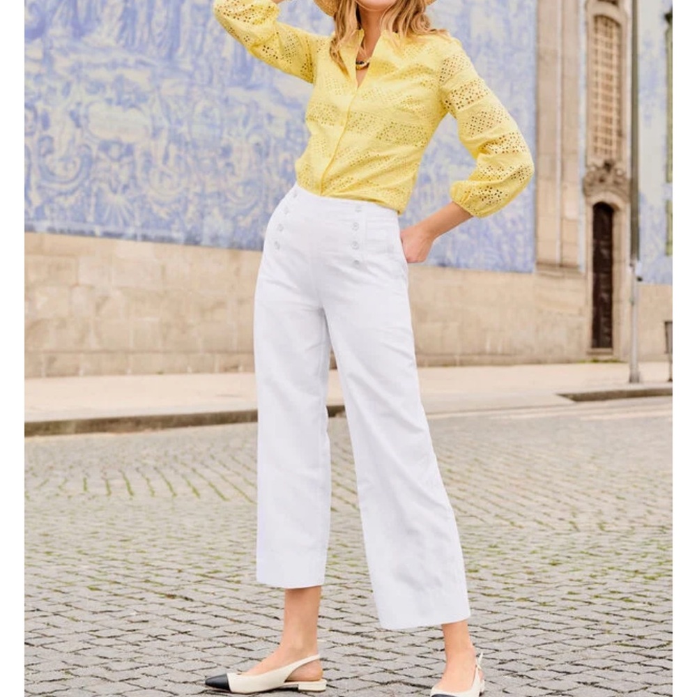 Talbots white Sailor Pants